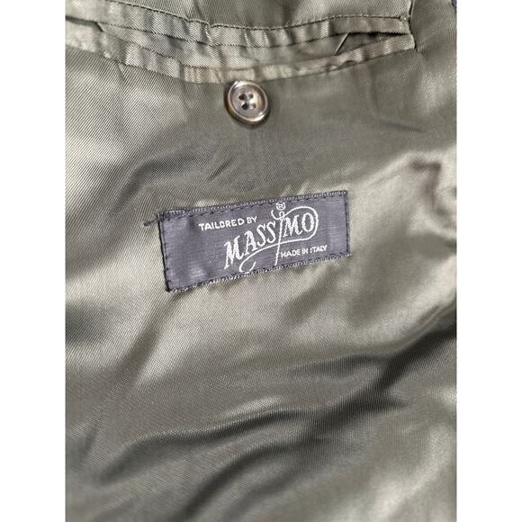 Italian Wool Cashmere Overcoat Tailored by Massimo L - Picture 3 of 9